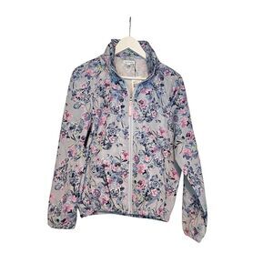 Vera Bradley Women's Small (4-6) Fresh Cut Bouquet‎ Purple Floral Jacket - 342